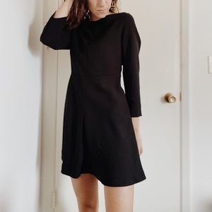 Zara quarter sleeve black dress 🖤